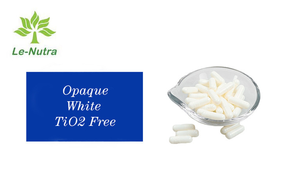 Size 00 Empty Capsule Shell Opaque White Tio2 Free