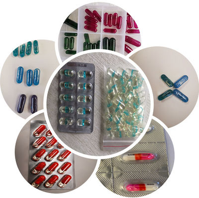 Empty Hard Capsules Customization Various color selection Gelatin size 00 0 1 2 3 4