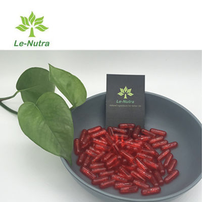 0.6ml Red Herbal Gelatin Empty Hard Capsules 00 Size Prevent Malignant Vomiting